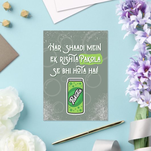 Desi Wedding  アクリル招待状 (インサイチュ (ウェディング))