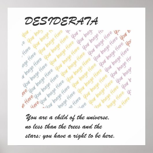 DESIDERATAイメージポスター ポスター (正面)