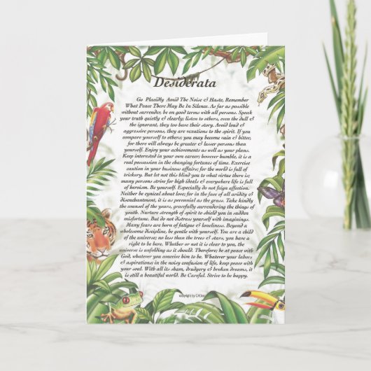 DESIDERATAカード シーズンカード (正面)