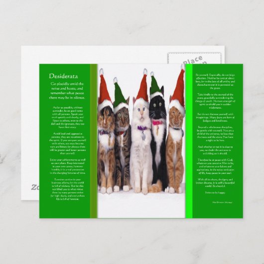 DESIDERATAクリスマスキャスターズ シーズンポストカード (正面/裏面)