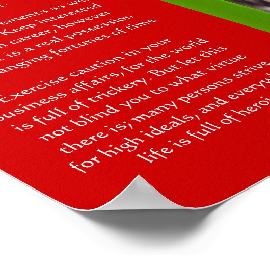 DESIDERATAクリスマスキャストポスター ポスター (角)