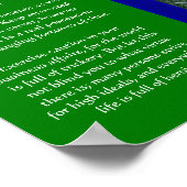 DESIDERATAダークモッシーな森のポスター ポスター (角)