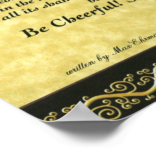 DESIDERATAポスター ポスター (角)