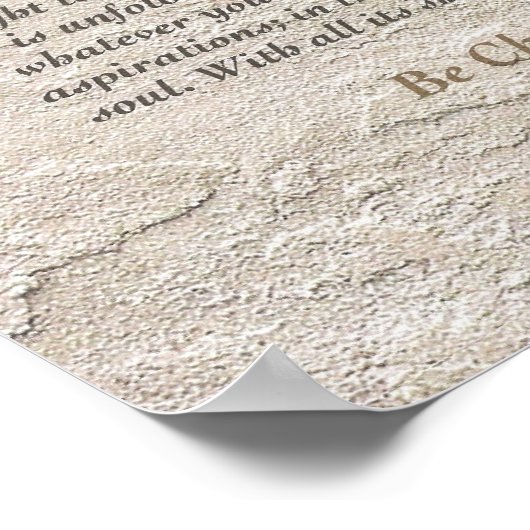 DESIDERATAポスターby Max Ehrmann=Moonstone ポスター (角)