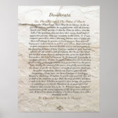 DESIDERATAポスターby Max Ehrmann=Moonstone ポスター (正面)