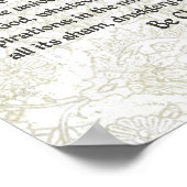 DESIDERATAポスターMax Ehrmann – 中世の書道 ポスター (角)