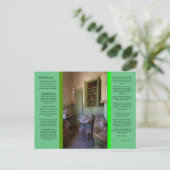 DESIDERATA幽霊ルーム葉書 ポストカード (スタンド正面)