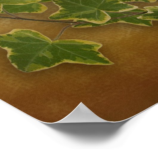 Desiderata散文の大きなツタの羊毛 ポスター (角)