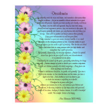 Desiderata散文虹の色