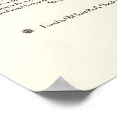 DESIDERATA日が差すことオンパーチメント ポスター (角)