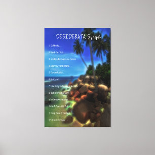DESIDERATA概要Mystical Rockyビーチ キャンバスプリント