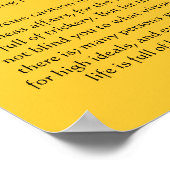 Desiderata海歩道ポスター ポスター (角)