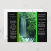 DESIDERATA滝はがき ポストカード (正面/裏面)