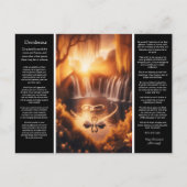 Desiderata滝:ゴールデンロマンス秋 ポストカード (正面)