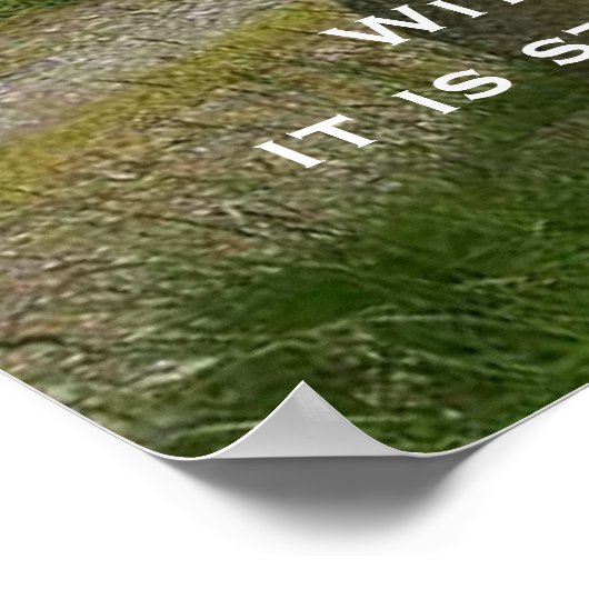 DESIDERATA石のポスター ポスター (角)