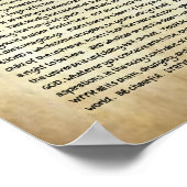 Desiderata詩8 x 12プレミアムキャンバス ポスター (角)