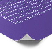 Desiderata詩 – 可変春クロセス ポスター (角)