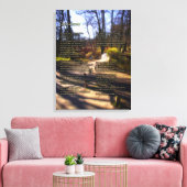 Desiderata詩 – 私は時間がある キャンバスプリント (インサイチュ (リビング))