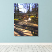 Desiderata詩 – 私は時間がある キャンバスプリント (インサイチュ (ウッドフロア))