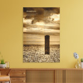 Desiderata詩 – 私は時間がある キャンバスプリント (インサイチュ (リビング))