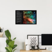 Desiderata詩 – Centre of the Swan Nebula ポスター (ホームオフィス)