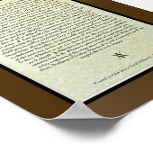 DESIDERATA詩by Max Ehrmann ポスター (角)