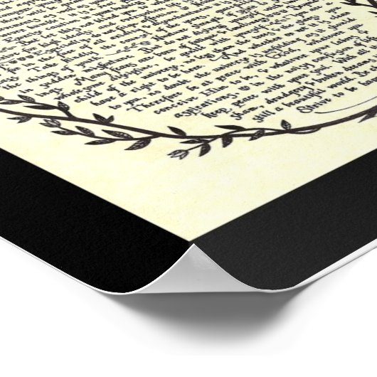 DESIDERATA詩by Max Ehrmann ポスター (角)