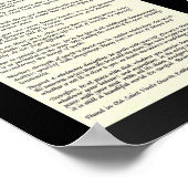 DESIDERATA詩by Max Ehrmann ポスター (角)