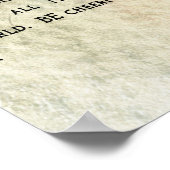 Desiderata詩by Max Ehrmann Poster ポスター (角)