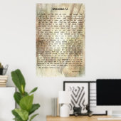 Desiderata詩by Max Ehrmann Poster ポスター (ホームオフィス)