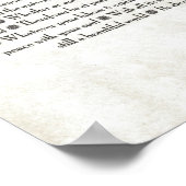 DESIDERATA青い核の十字架 ポスター (角)