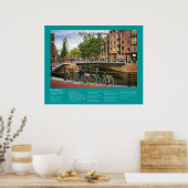 Desiderata – カナルクロッシングとバイク ポスター (キッチン)