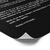 Desiderata、スパイラル銀河系NGC1232とリトルシータ ポスター (角)