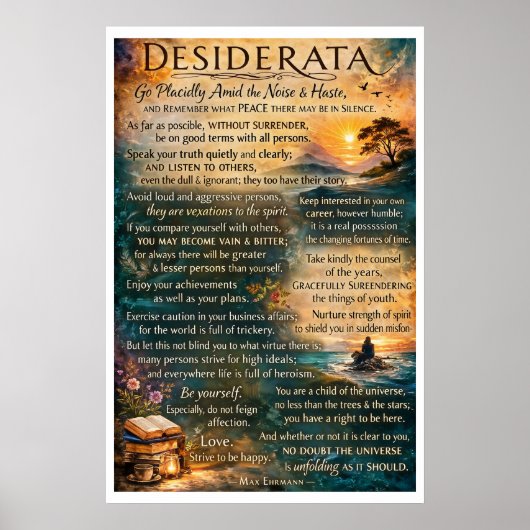 Desiderata  ポスター (正面)