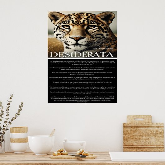 Desiderata：反射の瞬間 ポスター (キッチン)