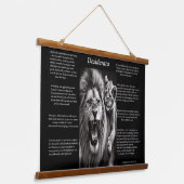 Desiderata:喜びの瞬間 吊り下げ型タペストリー (傾斜あり)