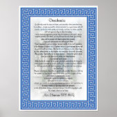 Desiderata "希望物" ポスター (正面)