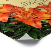 Desiderata "希望物"、散文アジアリリー ポスター (角)