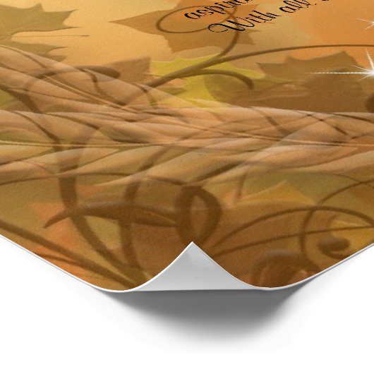 Desiderata 「希望物」紅葉 ポスター (角)