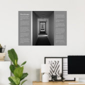 Desiderata – 後退コリドー ポスター (ホームオフィス)