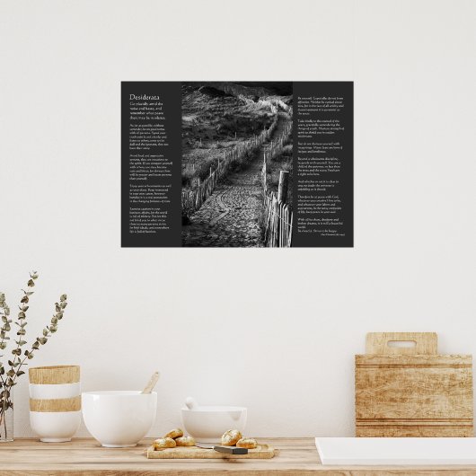 Desiderata – 旅先ファインアート ポスター (キッチン)