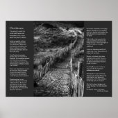 Desiderata – 旅先ファインアート ポスター (正面)