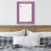 Desiderata – 望ましい事 キャンバスプリント (インサイチュ (寝室))