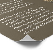 Desiderata – 角張り、爪と用心深いグロテスク ポスター (角)