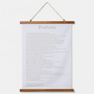 Desiderata ArtbrushUIハンドジュエルハンドフォント 吊り下げ型タペストリー