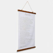 Desiderata ArtbrushUIハンドジュエルハンドフォント 吊り下げ型タペストリー (傾斜あり)