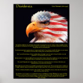 Desiderata bald eagle 1ポスター ポスター (正面)