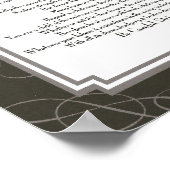 DESIDERATA Blackswirl Sans ポスター (角)