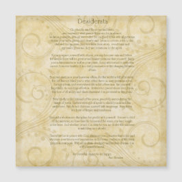 Desiderata by Max Ehrmann Magnet