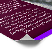 Desiderata by Max Ehrmann white wolf Posts ポスター (角)